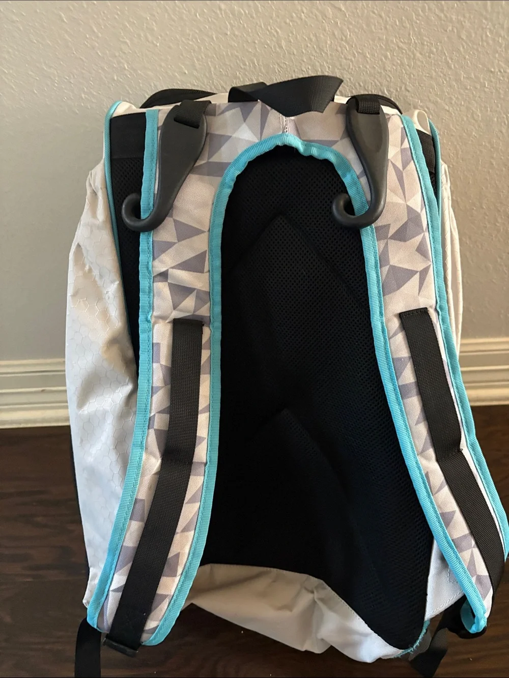 RIP-IT Aqua & Gray Geometric softball Backpack